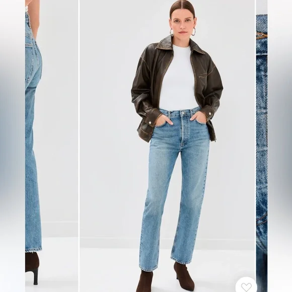 Agolde 90s Pinch Waist High Rise Straight Jean - Picture 3 of 9